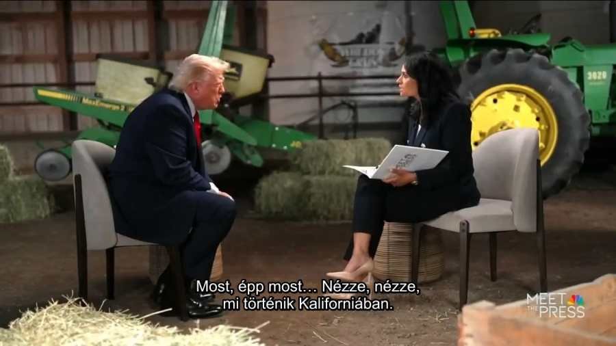 Donald Trump, NBC interjú