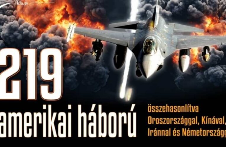 Az amerikai hadviselés története: 219 háború szemben Oroszországgal, Kínával, Iránnal és Németországgal.