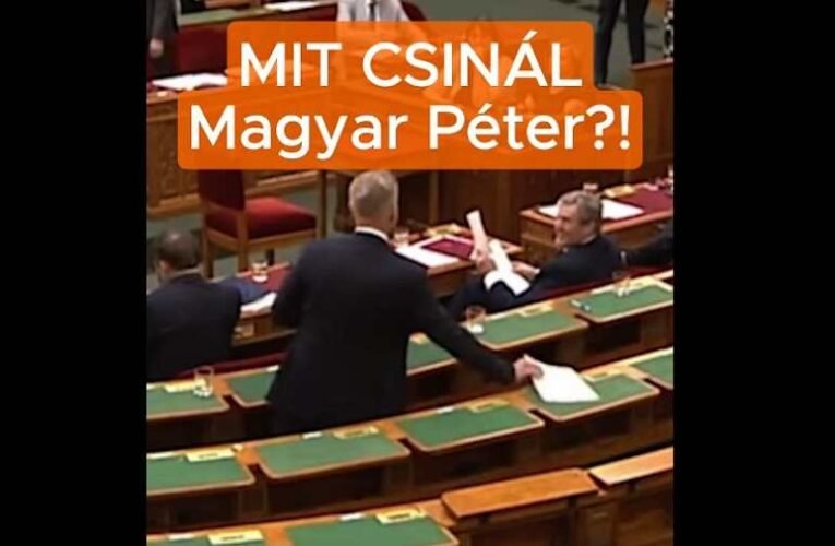 Pitiáner tolvaj a Parlamentben: Magyar Péter sunyiban lopta el Takács Péter jegyzeteit!