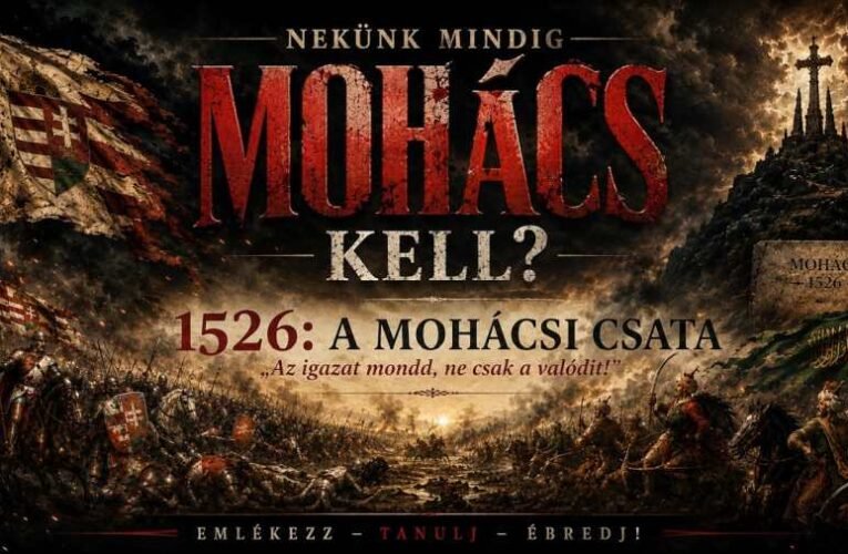 Nekünk mindig Mohács kell? – Szabó László előadása