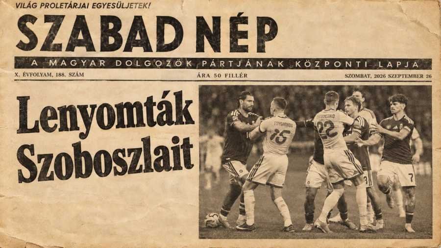 Szoboszlait lenyomták! – A régi idők focija