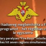 Az orosz hadsereg megbénította a Fire Point rakétaprogramot – hét régióban csaptak le egyszerre | NIF